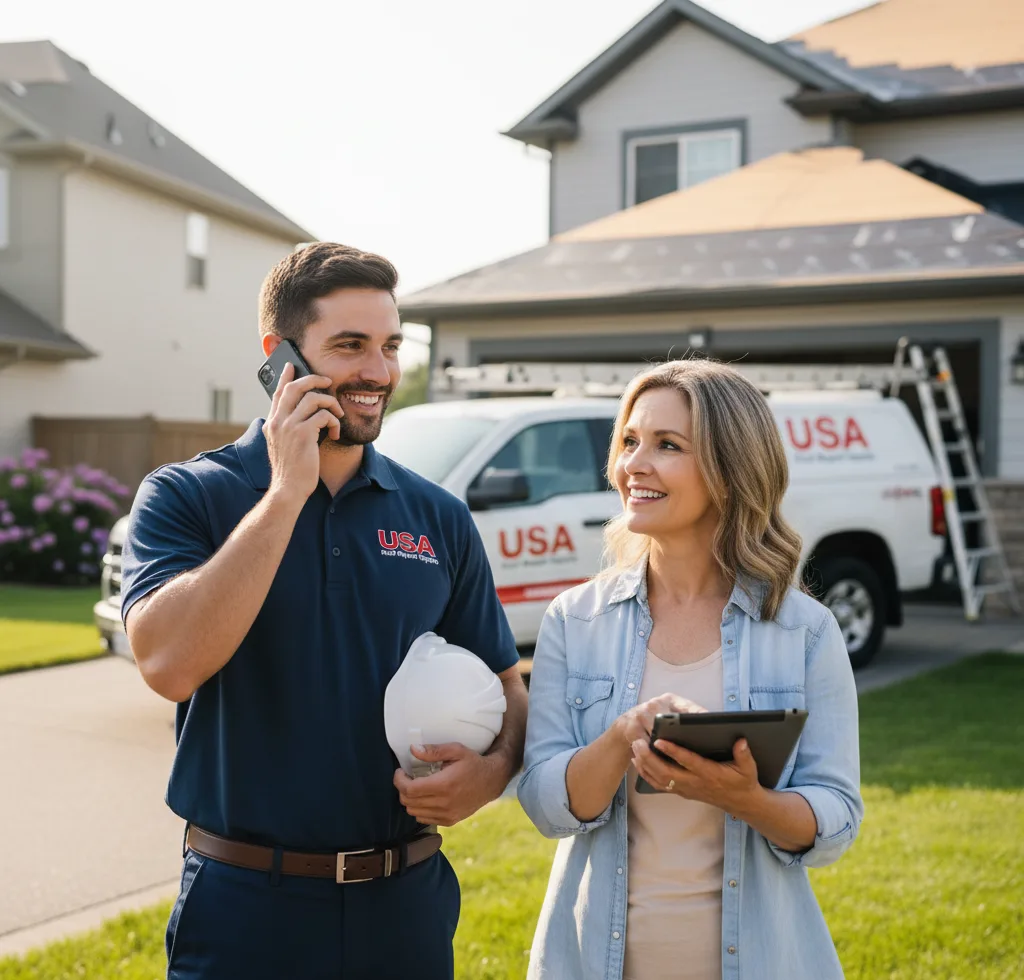 USA Roof Repair Experts customer support in Duenweg